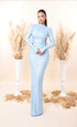 Jula - High Neck with side slit dress